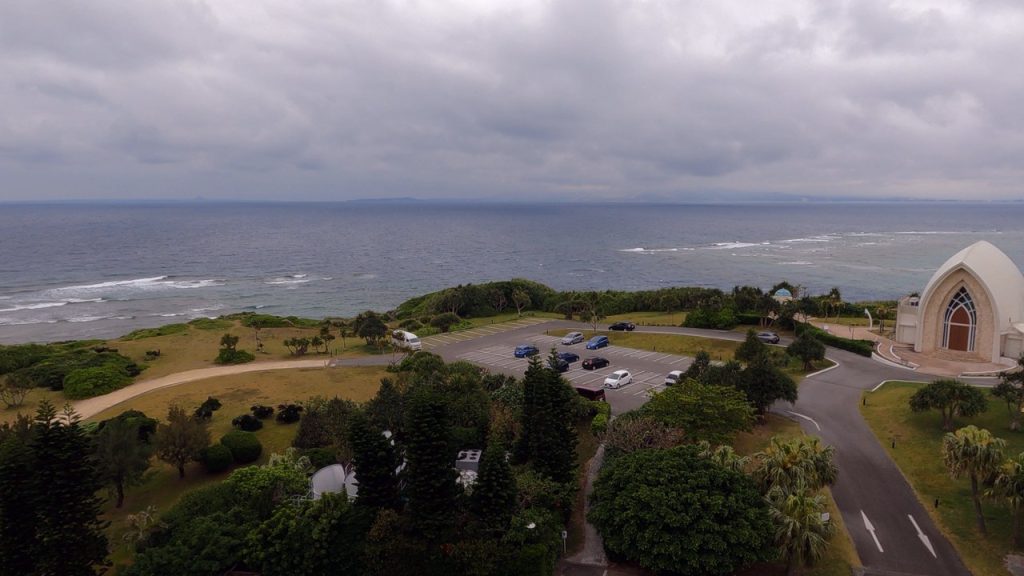 客室から見た万座の海