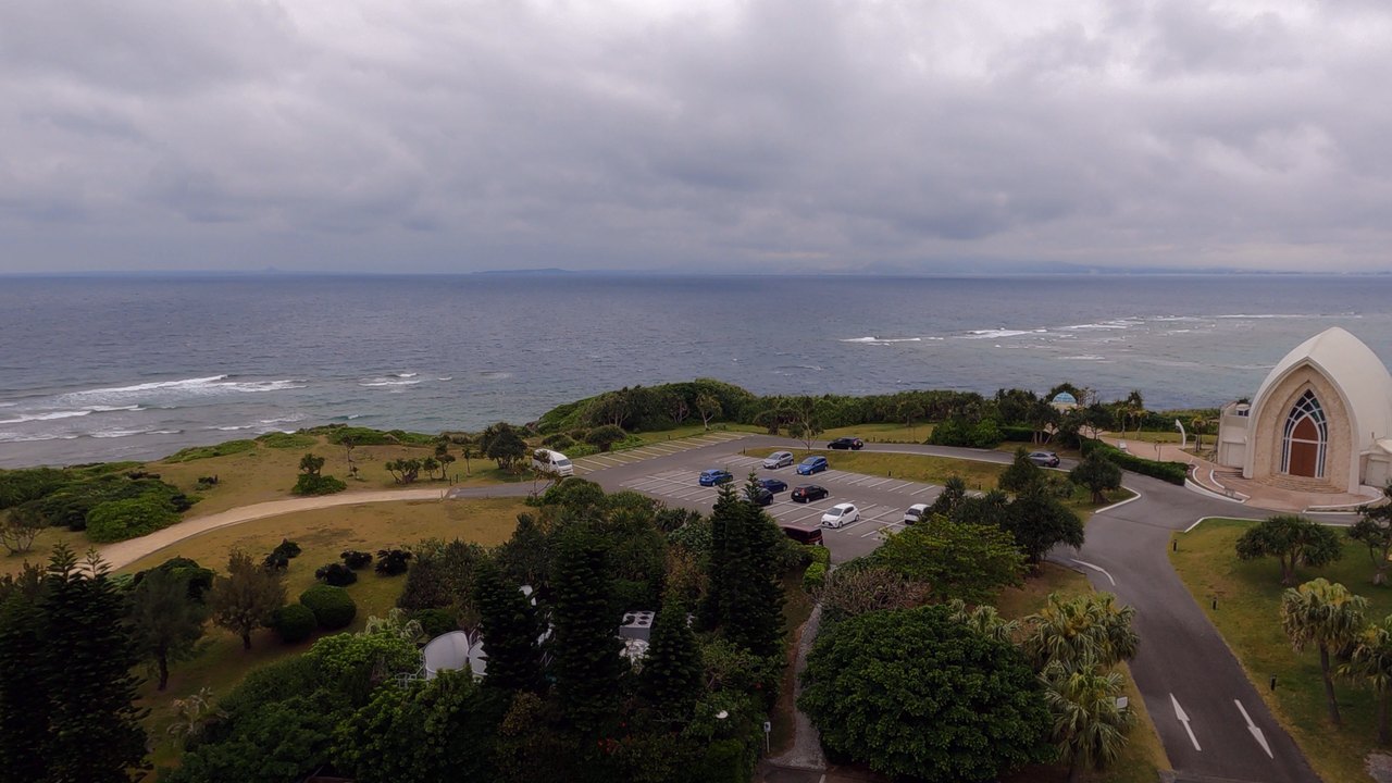 客室から見た万座の海