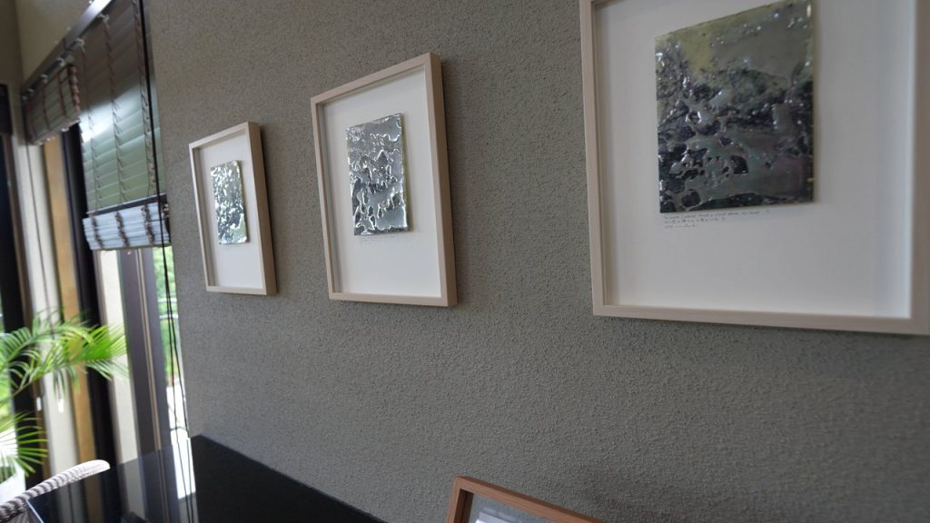 館内に飾られたアート作品