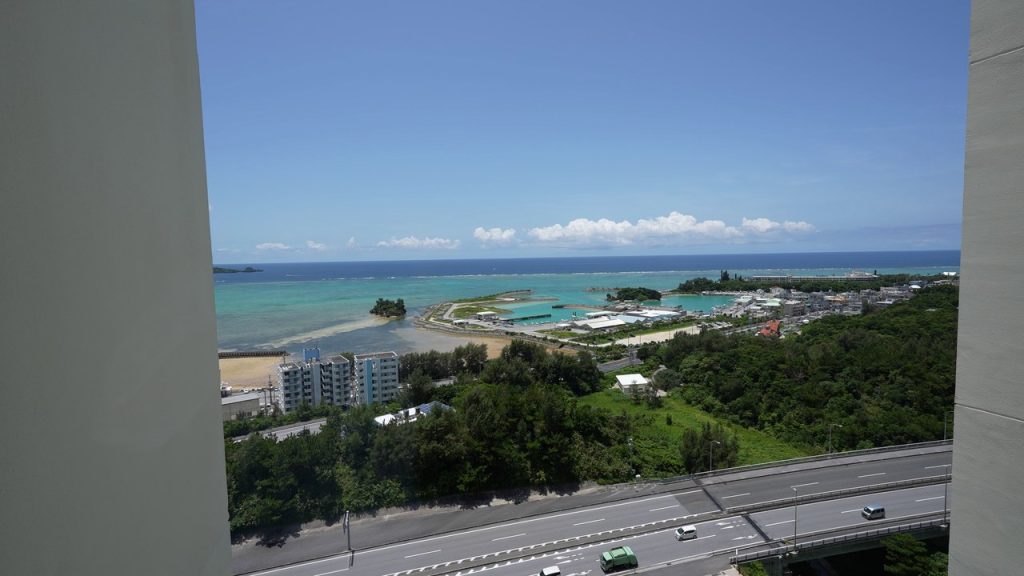 11階から見た海