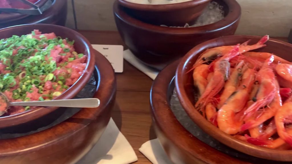 海鮮丼の具材