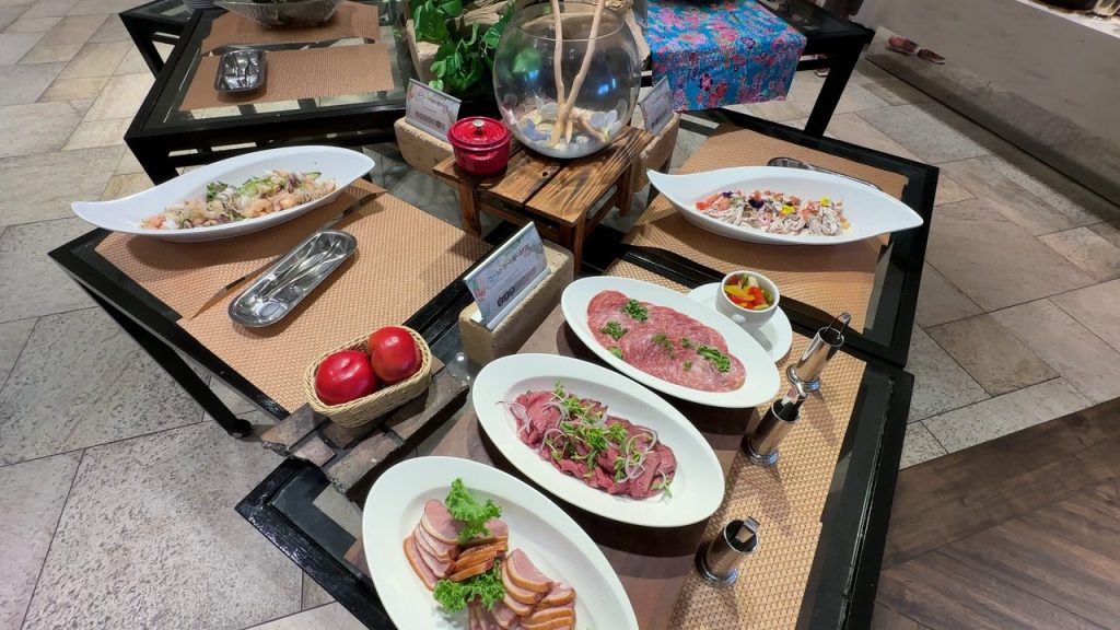 シーフォレストの夕食ビュッフェ