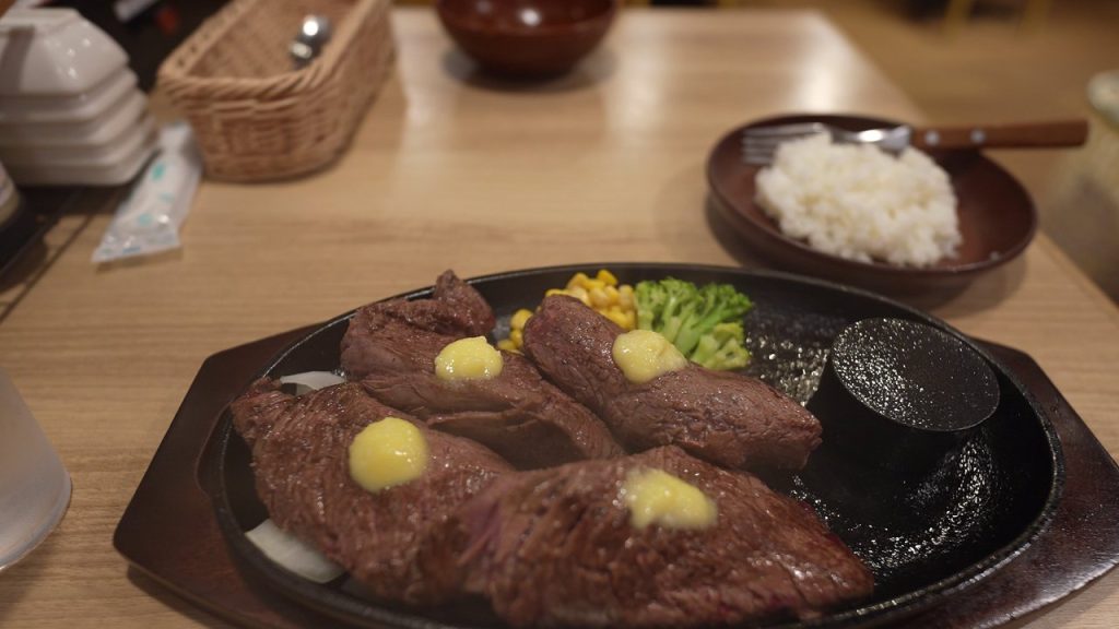 600gのステーキ