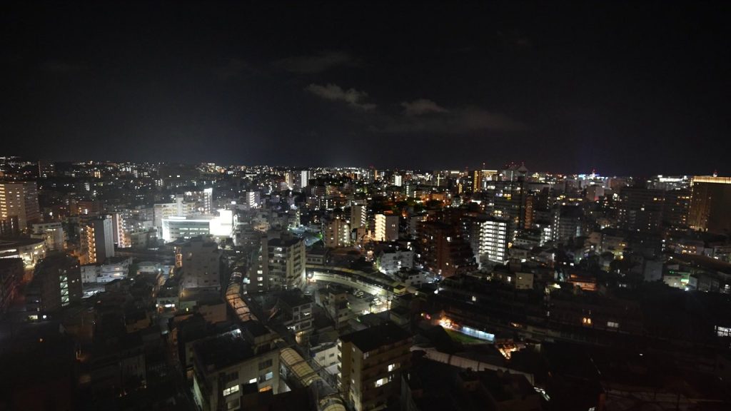 18階から見た那覇の夜景