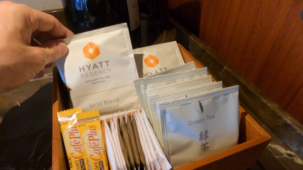 ハイアットのコーヒーとお茶