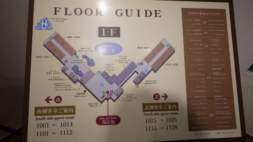 1階のフロアガイド
