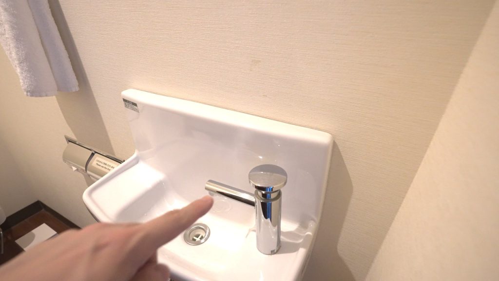 広々としたトイレと手洗い場