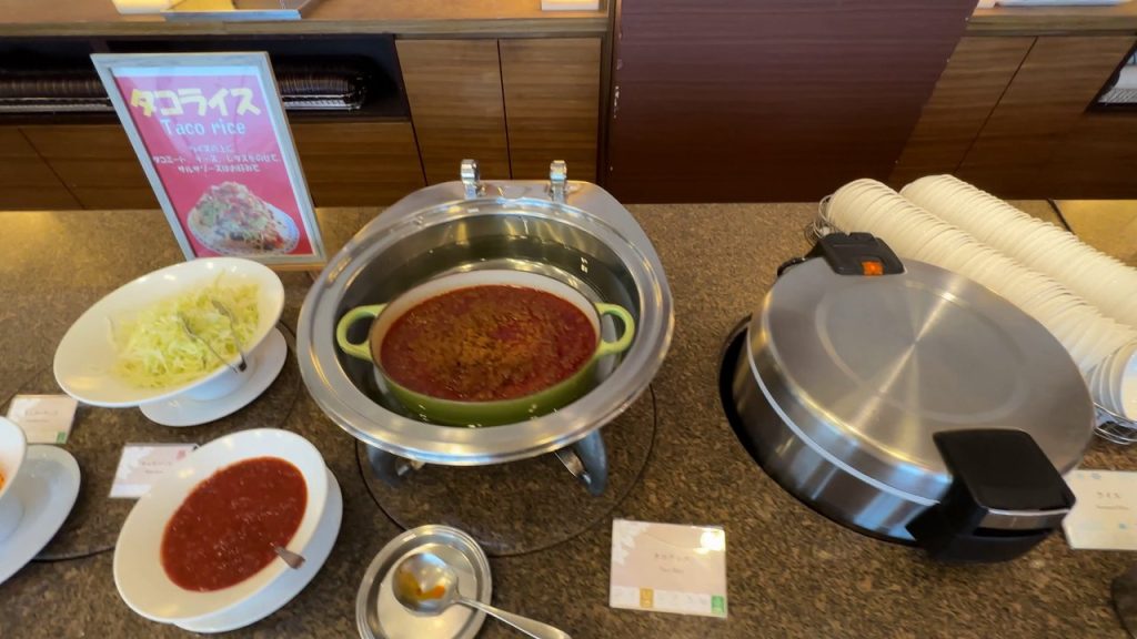 タコライスのコーナー